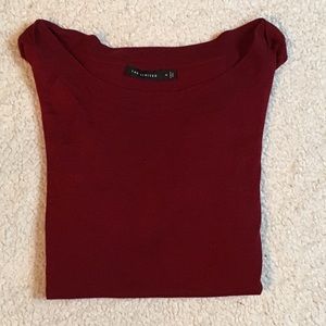 The Limited Burgundy Sweater